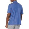 Callaway Men’s Pro Spin Chevron Jacquard Short Sleeve Golf Polo Shirt, Moisture-Wicking, Durable Textured Fabric(Mazarine Blue)