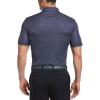 Callaway Men’s Pro Spin Chevron Jacquard Short Sleeve Golf Polo Shirt, Moisture-Wicking, Durable Textured Fabric(Peacoat)