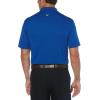 Callaway Men’s Short Sleeve Core Performance Golf Polo Shirt with Sun Protection(Surf the Web)