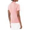 Callaway Men’s Short Sleeve Tonal Color Block Heather Polo Shirt(Light Dubarry Heather)