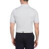Callaway Men’s Ventilated Classic Jacquard Short Sleeve Golf Polo, Stretch Seams, Moisture-Wicking (Available in Big & Tall)(Gray Dawn)