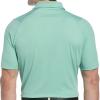 Callaway Men’s Ventilated Classic Jacquard Short Sleeve Golf Polo, Stretch Seams, Moisture-Wicking (Available in Big & Tall)(Neptune Green)