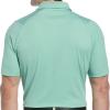 Callaway Men’s Ventilated Classic Jacquard Short Sleeve Golf Polo, Stretch Seams, Moisture-Wicking (Available in Big & Tall)(Neptune Green)