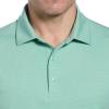 Callaway Men’s Ventilated Classic Jacquard Short Sleeve Golf Polo, Stretch Seams, Moisture-Wicking (Available in Big & Tall)(Neptune Green)