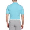 Callaway Men’s Ventilated Classic Jacquard Short Sleeve Golf Polo, Stretch Seams, Moisture-Wicking (Available in Big & Tall)(River Blue)