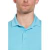 Callaway Men’s Ventilated Classic Jacquard Short Sleeve Golf Polo, Stretch Seams, Moisture-Wicking (Available in Big & Tall)(River Blue)