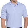 Callaway Men’s Ventilated Classic Jacquard Short Sleeve Golf Polo, Stretch Seams, Moisture-Wicking (Available in Big & Tall)(Spring Lavender)
