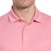 Callaway Men’s Ventilated Classic Jacquard Short Sleeve Golf Polo, Stretch Seams, Moisture-Wicking (Available in Big & Tall)(Strawberry Pink)