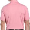Callaway Men’s Ventilated Classic Jacquard Short Sleeve Golf Polo, Stretch Seams, Moisture-Wicking (Available in Big & Tall)(Strawberry Pink)