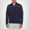 Callaway Men’s Weather Series ¼ Zip Mock Neck Pullover for Men, Extended Sizes, Men’s Performance Apparel(Peacoat)