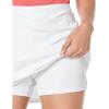 Callaway Women’s 16″ Heather Perforated Golf Skort, with TrueSculpt Stretch Fabric and Opti-Dri Technology (Sizes XS-XXL)(Brilliant White)
