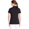 Callaway Women’s Golf Short Sleeve Pique Open Mesh Polo Shirt(Black)