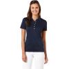 Callaway Women’s Golf Short Sleeve Pique Open Mesh Polo Shirt(Peacoat)