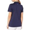 Callaway Women’s Golf Short Sleeve Pique Open Mesh Polo Shirt(Peacoat)