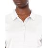 Callaway Women’s Golf Short Sleeve Pique Open Mesh Polo Shirt(White)
