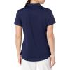 Callaway Women’s Opti-Dri Chevron Short Sleeve Golf Polo Shirt, Stretch Fabric, Moisture-Wicking, Sun Protection(Peacoat)
