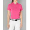 Callaway Women’s Opti-Dri Chevron Short Sleeve Golf Polo Shirt, Stretch Fabric, Moisture-Wicking, Sun Protection(Very Berry)