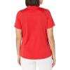 Callaway Women’s Plus Swing Tech Short Sleeve Golf Polo Shirt(True Red)
