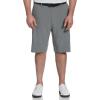 Callaway Men’s 9″ Swing Tech Heather Ergo Golf Shorts with Active Waistband, Durable Fabric(Medium Grey Heather)