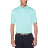 Callaway Mens Broken Stripe Polo Shirt(Aruba Blue)