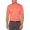 Callaway Mens Broken Stripe Polo Shirt(Cayenne)