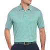 Callaway Mens Fine Line Stripe Short Sleeve Stretch Golf Polo, Moisture-Wicking, Sun Protection (Available in Big & Tall)(Golf Green)