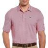 Callaway Mens Fine Line Stripe Short Sleeve Stretch Golf Polo, Moisture-Wicking, Sun Protection (Available in Big & Tall)(Lilac Rose)