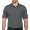 Callaway Men’s Ventilated Classic Jacquard Short Sleeve Golf Polo, Stretch Seams, Moisture-Wicking (Available in Big & Tall)(Caviar)