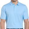 Callaway Men’s Ventilated Classic Jacquard Short Sleeve Golf Polo, Stretch Seams, Moisture-Wicking (Available in Big & Tall)(White)