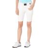Callaway Womens 9.5″ Stretch Golf Shorts with Truesculpt, Moisture-Wicking, Eco-Friendly Ventilated Fabric(Brilliant White)