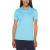 Callaway Women’s Opti-Dri Chevron Short Sleeve Golf Polo Shirt, Stretch Fabric, Moisture-Wicking, Sun Protection(Blue Atoll)