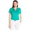 Callaway Women’s Opti-Dri Chevron Short Sleeve Golf Polo Shirt, Stretch Fabric, Moisture-Wicking, Sun Protection(Columbia)