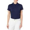 Callaway Women’s Opti-Dri Chevron Short Sleeve Golf Polo Shirt, Stretch Fabric, Moisture-Wicking, Sun Protection(Peacoat)