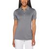 Callaway Women’s Opti-Dri Chevron Short Sleeve Golf Polo Shirt, Stretch Fabric, Moisture-Wicking, Sun Protection(Quiet Shade)