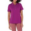 Callaway Women’s Plus Swing Tech Short Sleeve Golf Polo Shirt(Dark Purple)