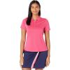 Callaway Women’s Plus Swing Tech Short Sleeve Golf Polo Shirt(Paradise Pink)