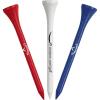 Callaway Wood Golf Tees (Pack of 100)(Red/White/Blue)