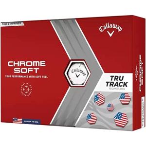 Callaway Golf 2022 Chrome Soft Golf Balls (True Track (Red/Blue)(USA)