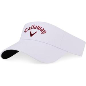 Callaway Golf 2023 Ladies Liquid Metal Visor(White/Caridnal)
