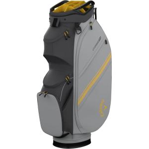 Callaway Golf Chase 14 Cart Bag(Charcoal/Silver/Goldenrod)