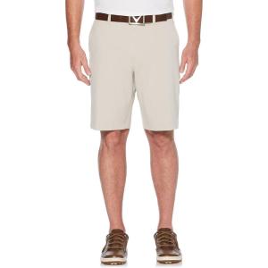 Callaway Men’s 9″ Solid Golf Shorts (Available in Big & Tall)(Silver Lining 2)