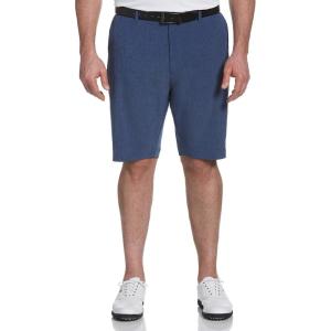 Callaway Men’s 9″ Swing Tech Heather Ergo Golf Shorts with Active Waistband, Durable Fabric(Peacoat Heather)