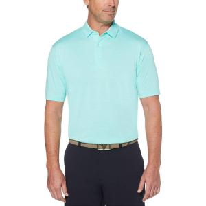 Callaway Mens Broken Stripe Polo Shirt(Aruba Blue)