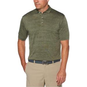 Callaway Mens Broken Stripe Polo Shirt(Hedge Green)