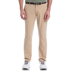Callaway Mens Pro Spin 3.0 Stretch Golf Pants, Active Waistband, Moisture-Wicking, Sun Protection (Available in Big & Tall)(Khaki)