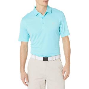 Callaway Men’s Pro Spin Chevron Jacquard Short Sleeve Golf Polo Shirt, Moisture-Wicking, Durable Textured Fabric(Santorini Blue)