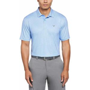 Callaway Men’s Short Sleeve Core Performance Golf Polo Shirt with Sun Protection(Blue)