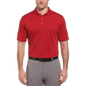 Callaway Men’s Short Sleeve Core Performance Golf Polo Shirt with Sun Protection(Chili Pepper)