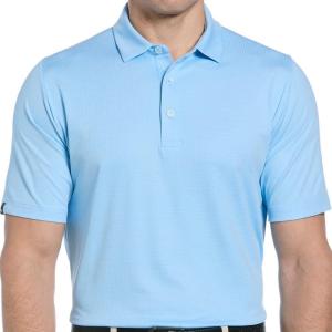 Callaway Men’s Ventilated Classic Jacquard Short Sleeve Golf Polo, Stretch Seams, Moisture-Wicking (Available in Big & Tall)(White)