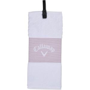 Callaway TW CG Trifold Towel Mauve/WHT 23